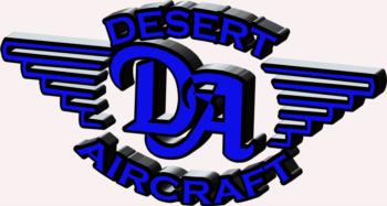 3D Desert Aircraft - blue rc digital decal